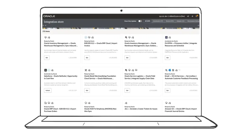 Oracle case study project Integration recipes for efficiency